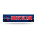 NCAA Tulsa Golden Hurricane Plastic 4" x 16" Street Sign By Rico Industries