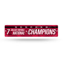 NCAA Oklahoma Sooners Plastic 4" x 16" Street Sign By Rico Industries