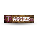 NCAA Texas A&M Aggies Plastic 4" x 16" Street Sign By Rico Industries