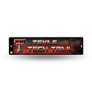 NCAA Texas Tech Red Raiders Plastic 4" x 16" Street Sign By Rico Industries