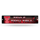 Texas Tech Red Raiders Plastic Street Sign