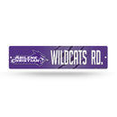 NCAA Abilene Christian Wildcats Plastic 4" x 16" Street Sign By Rico Industries