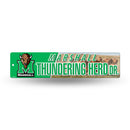 NCAA Marshall Thundering Herd Plastic 4" x 16" Street Sign By Rico Industries