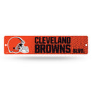 Cleveland Browns Plastic Street Sign (4x16)