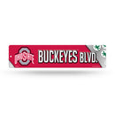 NCAA Ohio State Buckeyes Plastic 4" x 16" Street Sign By Rico Industries