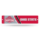 Ohio State Buckeyes 2025 CFP National Champions Plastic Street Sign
