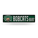 NCAA Ohio Bobcats Plastic 4" x 16" Street Sign By Rico Industries