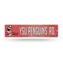 NCAA Youngstown Penguins Plastic 4" x 16" Street Sign By Rico Industries
