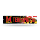 NCAA Maryland Terrapins Plastic 4" x 16" Street Sign By Rico Industries