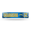 NFL Los Angeles Chargers Plastic 4" x 16" Street Sign By Rico Industries