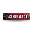 NFL Arizona Cardinals Plastic 4" x 16" Street Sign By Rico Industries