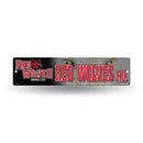 NCAA Arkansas State Red Wolves Plastic 4" x 16" Street Sign By Rico Industries