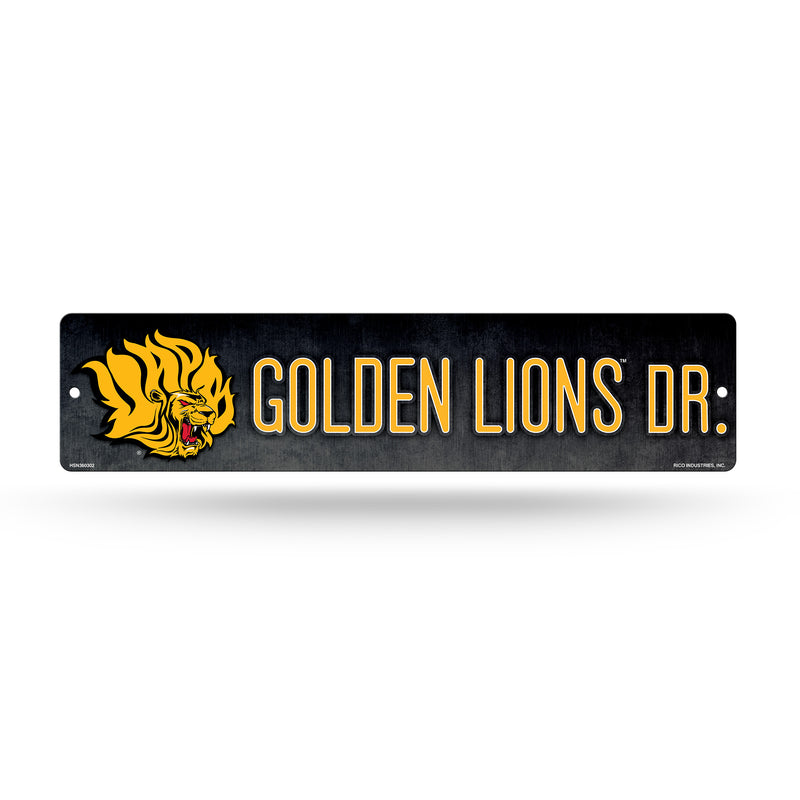 NCAA Arkansas-Pine Bluff Golden Lions Plastic 4" x 16" Street Sign By Rico Industries