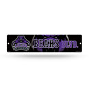 NCAA Central Arkansas Bears Plastic 4" x 16" Street Sign By Rico Industries