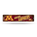 NCAA Minnesota Golden Gophers Plastic 4" x 16" Street Sign By Rico Industries