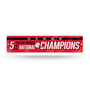 NCAA Nebraska Cornhuskers Plastic 4" x 16" Street Sign By Rico Industries