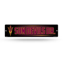 NCAA Arizona State Sun Devils Plastic 4" x 16" Street Sign By Rico Industries