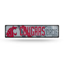 NCAA Washington State Cougars Plastic 4" x 16" Street Sign By Rico Industries