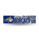 NCAA Montana State Bobcats Plastic 4" x 16" Street Sign By Rico Industries