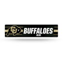 NCAA Colorado Buffaloes Plastic 4" x 16" Street Sign By Rico Industries