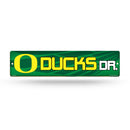NCAA Oregon Ducks Plastic 4" x 16" Street Sign By Rico Industries