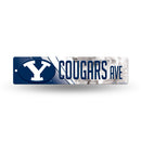 NCAA BYU Cougars Plastic 4" x 16" Street Sign By Rico Industries
