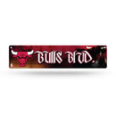 NBA Chicago Bulls Plastic 4" x 16" Street Sign By Rico Industries