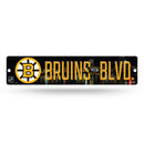 Boston Bruins Plastic Street Sign