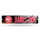 Atlanta Hawks Plastic Street Sign