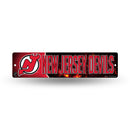 NHL New Jersey Devils Plastic 4" x 16" Street Sign By Rico Industries