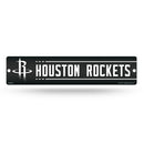 NBA Houston Rockets Plastic 4" x 16" Street Sign By Rico Industries