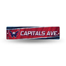 NHL Washington Capitals Plastic 4" x 16" Street Sign By Rico Industries
