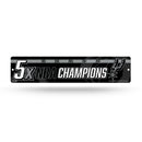 NBA San Antonio Spurs Plastic 4" x 16" Street Sign By Rico Industries