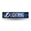 NHL Tampa Bay Lightning Plastic 4" x 16" Street Sign By Rico Industries