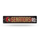 NHL Ottawa Senators Plastic 4" x 16" Street Sign By Rico Industries