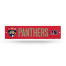 NHL Florida Panthers Plastic 4" x 16" Street Sign By Rico Industries