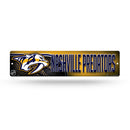 NHL Nashville Predators Plastic 4" x 16" Street Sign By Rico Industries