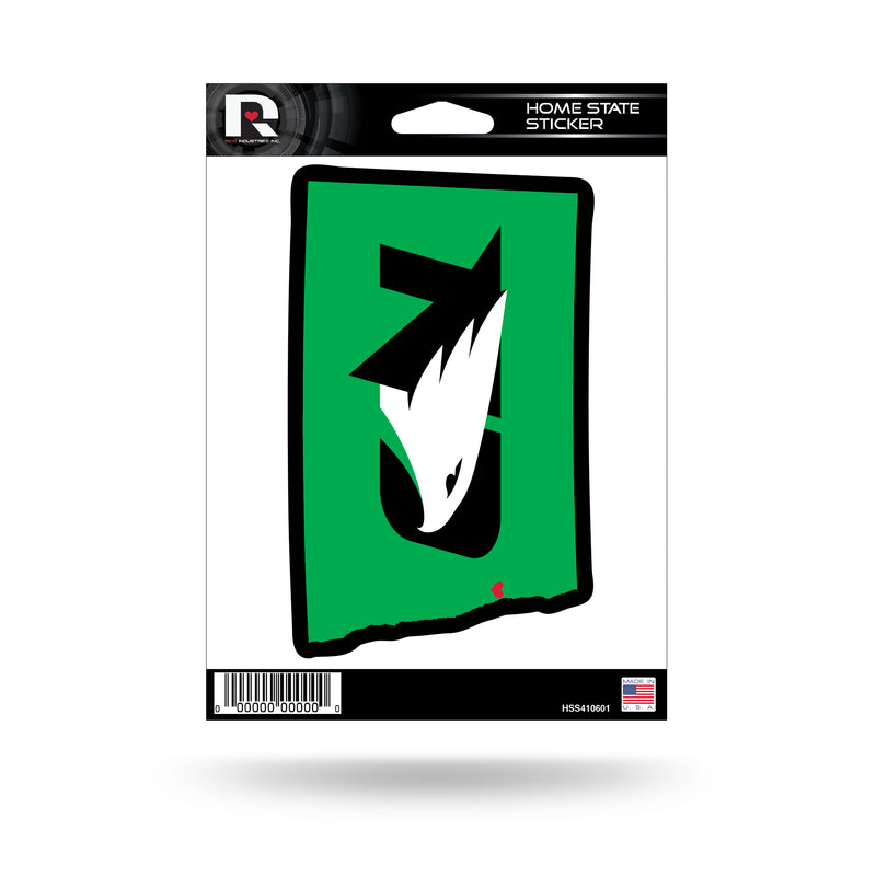 North Dakota University Home State Sticker