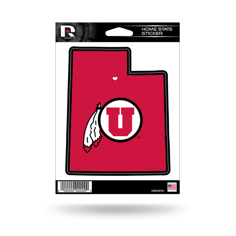Utah University Home State Sticker