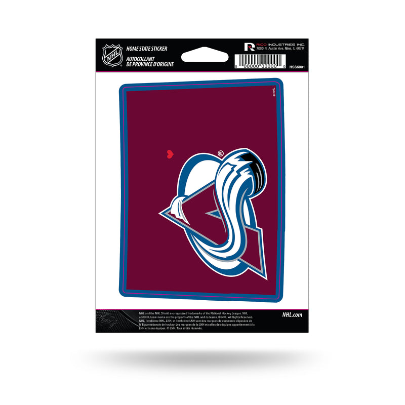 Avalanche Home State Sticker