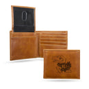 NCAA Kansas Jayhawks Laser Engraved Bill-fold Wallet - Slim Design - Great Gift By Rico Industries
