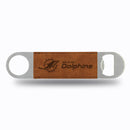 Dolphins Laser Engraved Bar Blade - Brown
