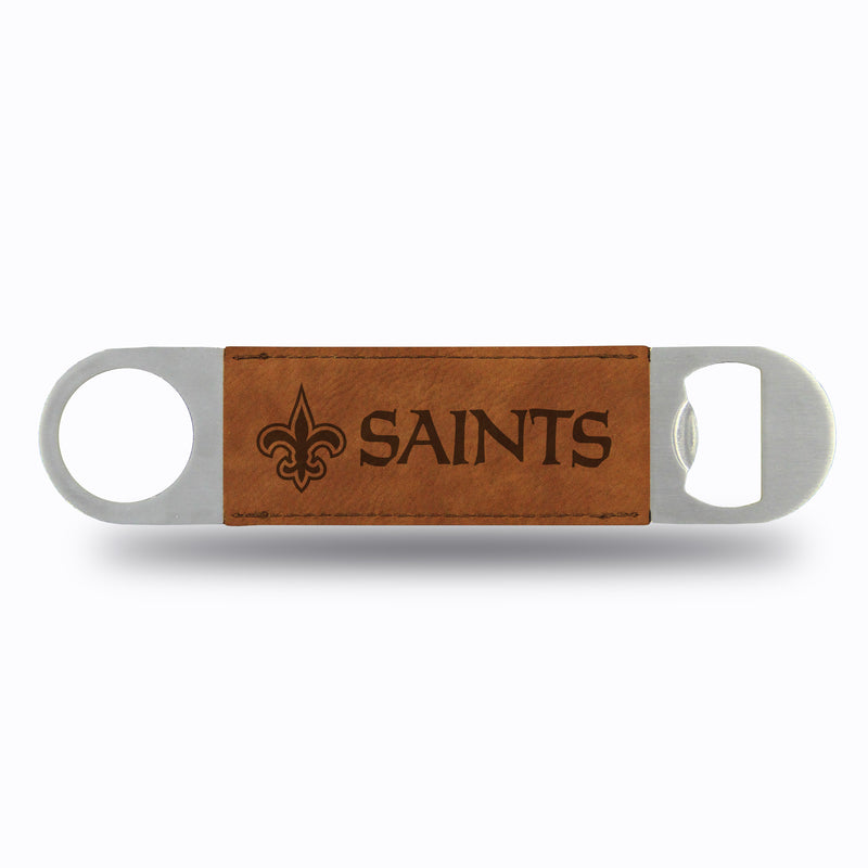 New Orleans Saints Laser Engraved Bar Blade - Brown