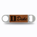 Duke Blue Devils Laser Engraved Bar Blade - Brown