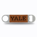 Yale Bulldogs Laser Engraved Bar Blade - Brown