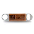 New York Giants Laser Engraved Bar Blade - Brown