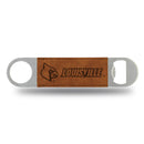Louisville Cardinals Laser Engraved Bar Blade - Brown
