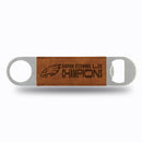 Philadelphia Eagles 2025 Super Bowl LIX Champions Laser Engraved Bar Blade - Brown