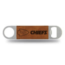 NFL Rico Industries Chiefs Laser Engraved Red Bar Blade