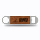 Cleveland Browns Laser Engraved Bar Blade - Brown